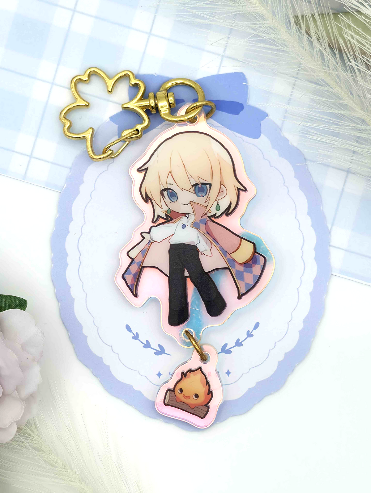Howls moving Castle Dangling Keychain