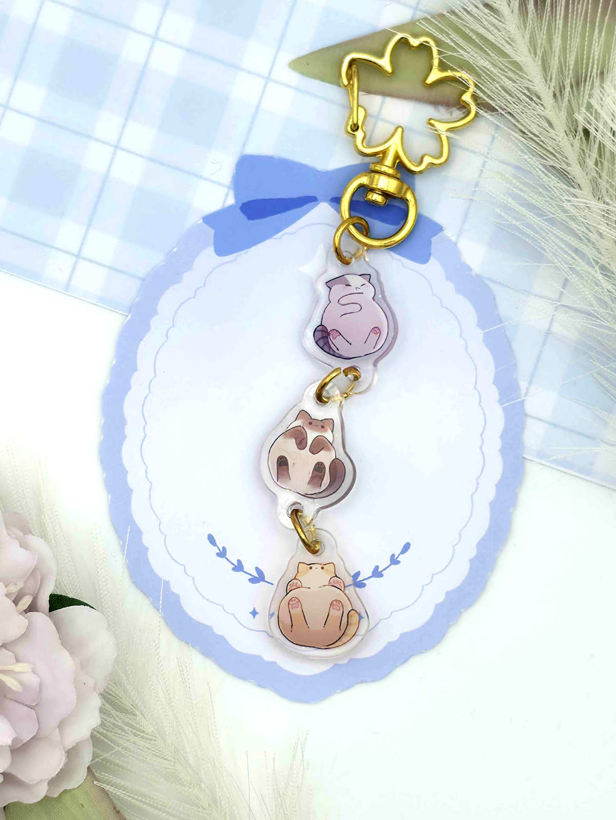 Chonky Cats linked charms
