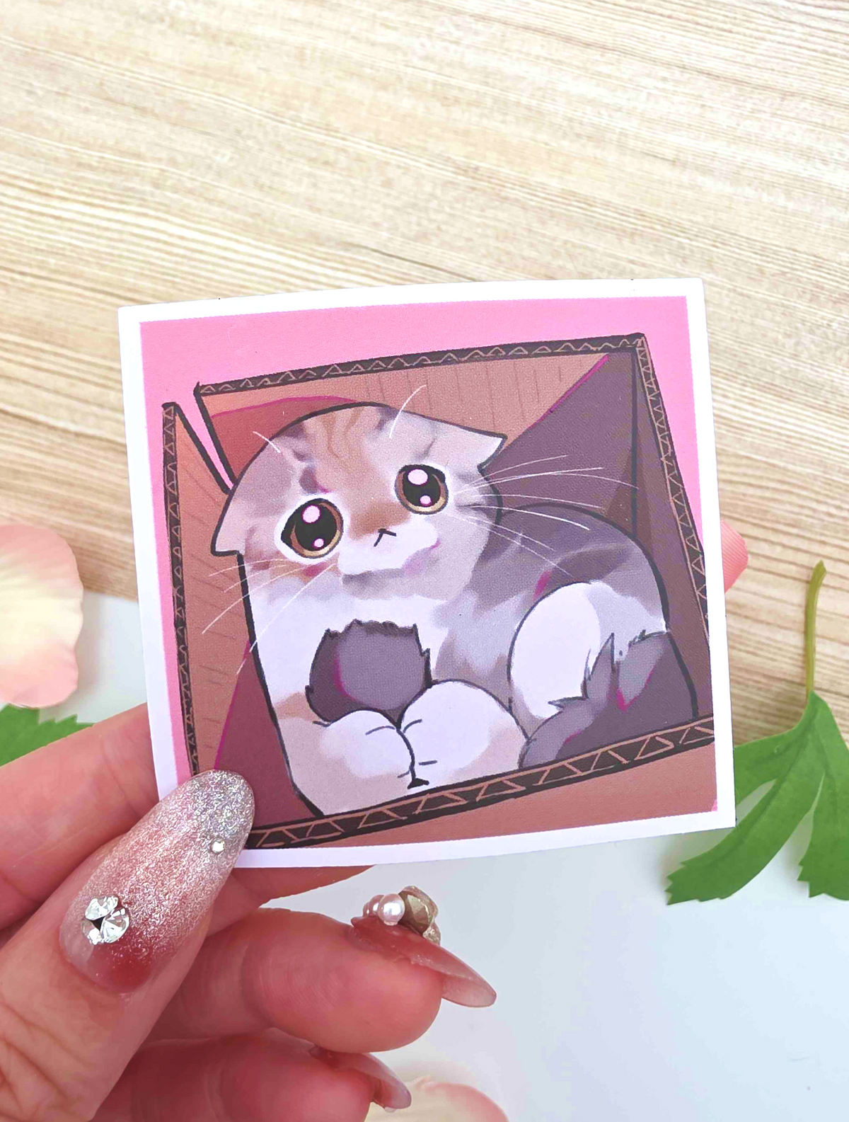 Box Cat Sticker