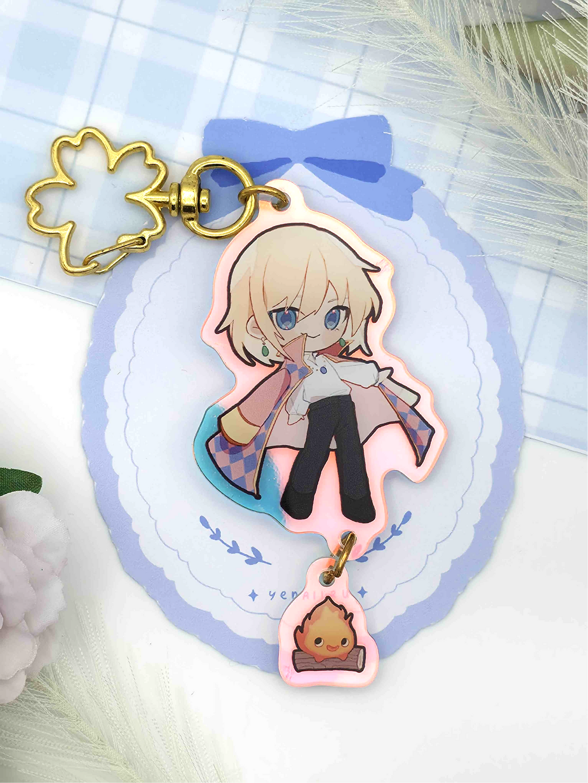 Howls moving Castle Dangling Keychain