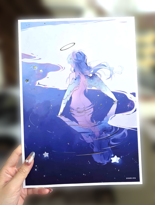 Lake FOIL Print