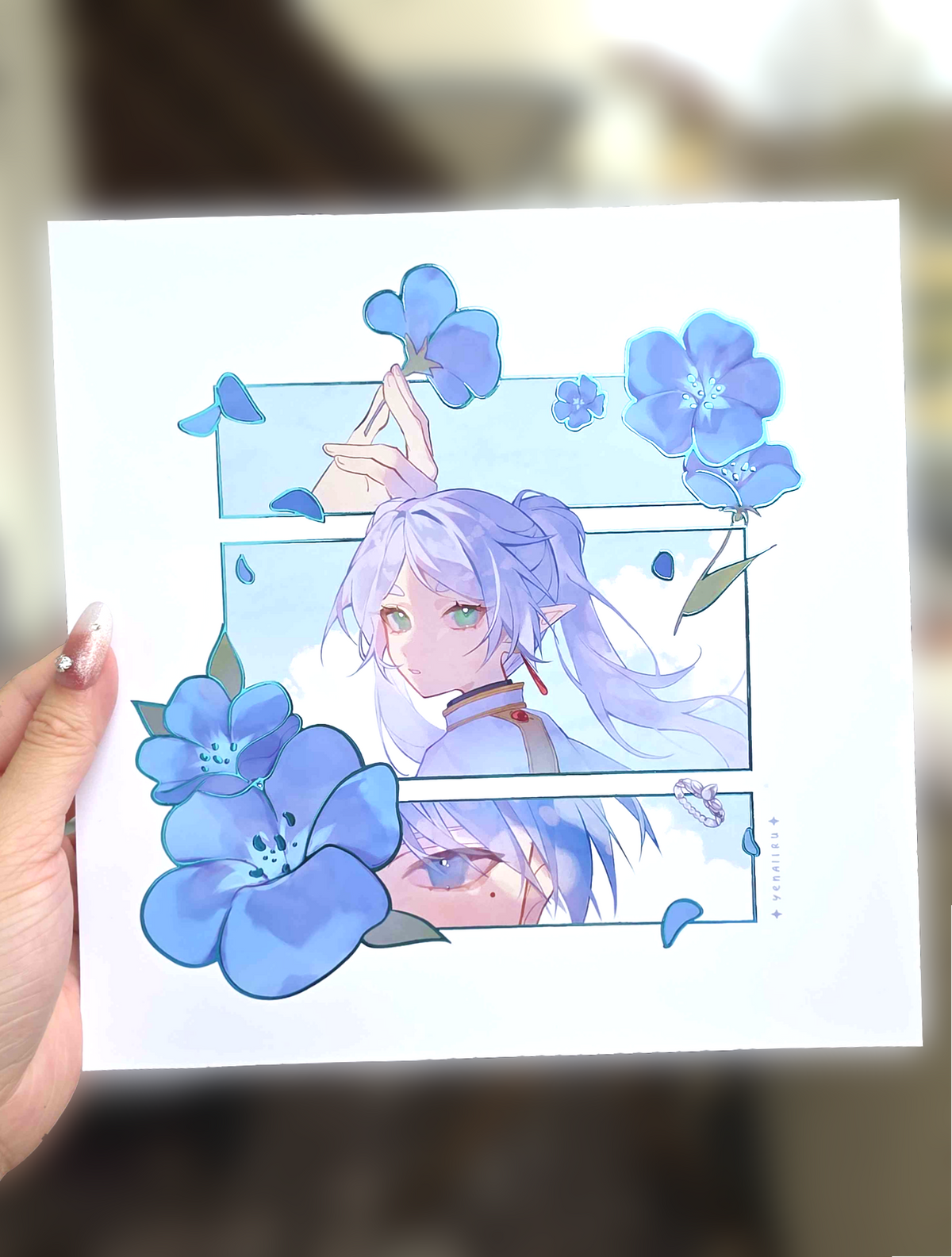 Frieren Square FOIL Print