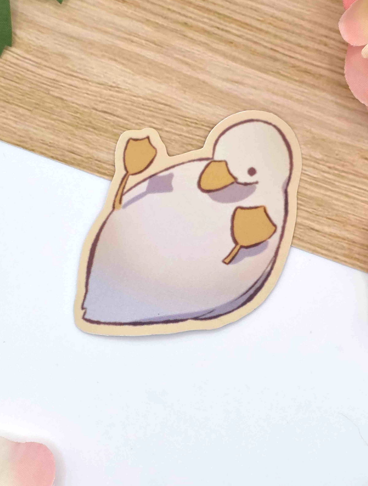 Ente auf Rücken Sticker