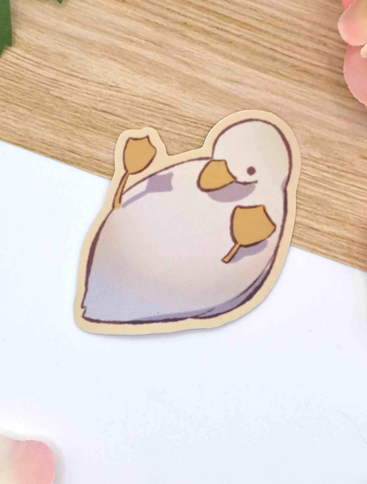 Ente auf Rücken Sticker